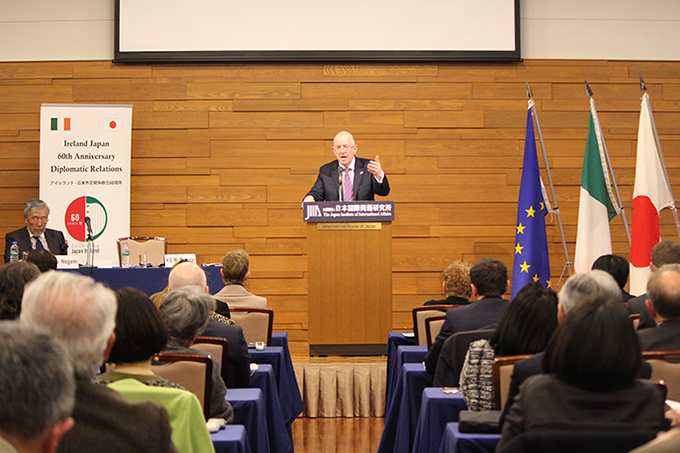 Minister Flanagan delivers lecture at the Japan Institute of International Affairs