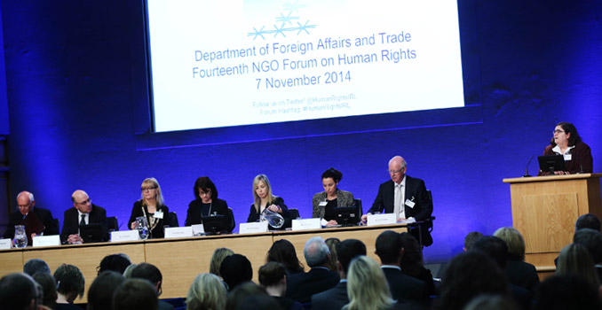DFAT NGO Forum on Human Rights